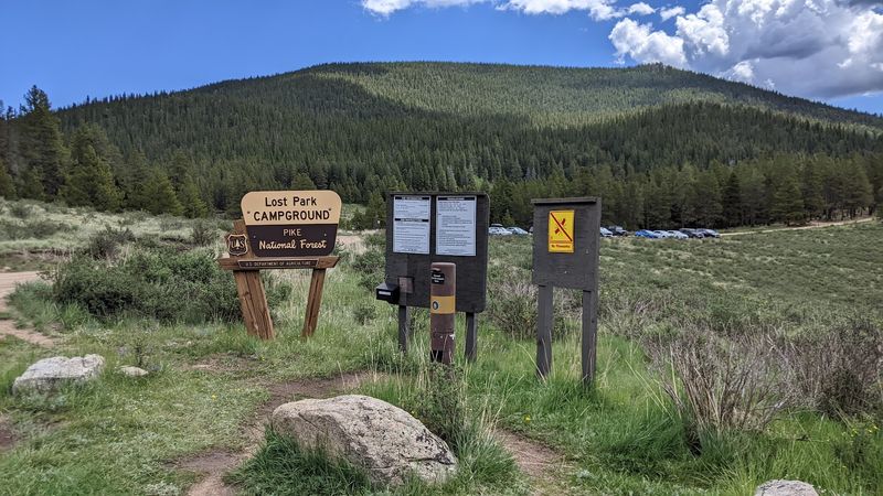 Lost Park Campground - South Park, Lost Creek Wilderness Edge
