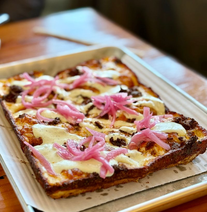 Michigan And Trumbull Pizza, Detroit