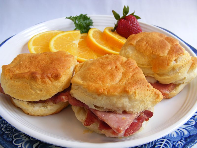 Virginia's Country Ham Biscuit