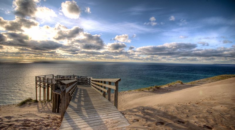 Traverse City To Sleeping Bear Dunes Via M-72 And M-22