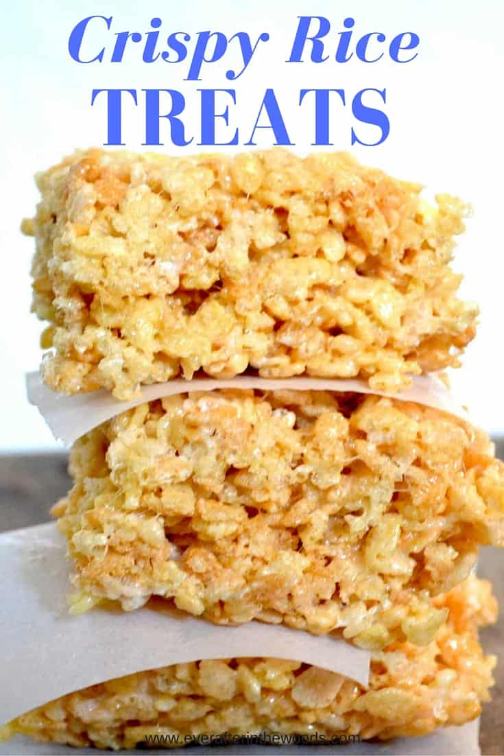 Delicious Crispy Rice Cereal Treats - Ever After in the Woods