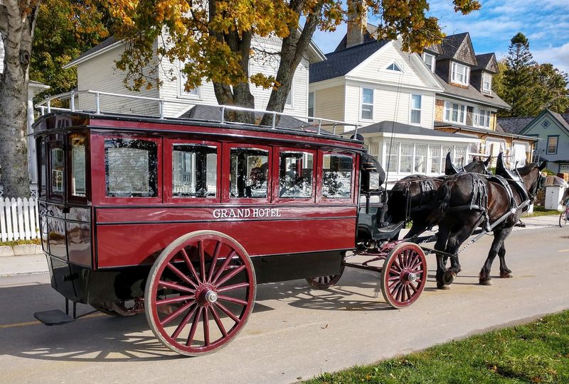Mackinac Island's Car-Free Main Street