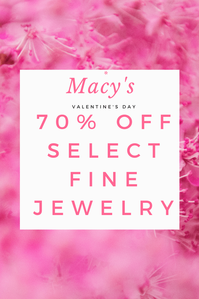 Macy's 70 off on sale jewelry