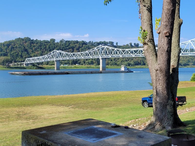 Sunset At The Madison-Milton Bridge