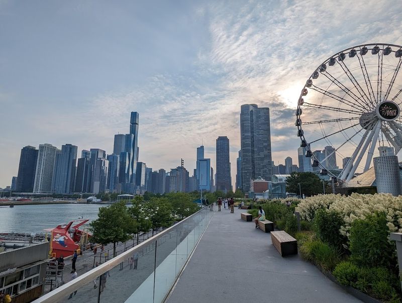 Centennial Wheel and Navy Pier