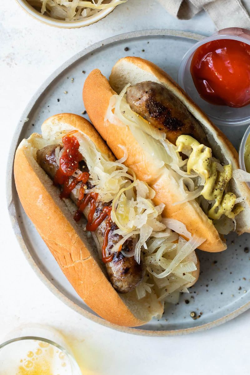 Wisconsin's Bratwurst Sandwich