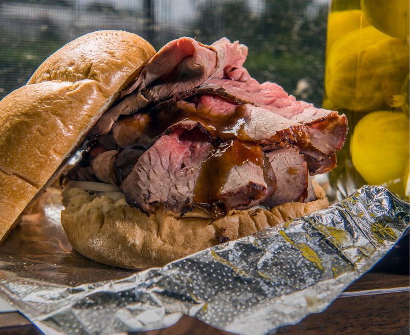 Maryland: Pit Beef Sandwich At Chaps Pit Beef