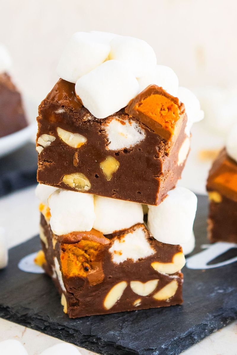 Rocky Road Fudge