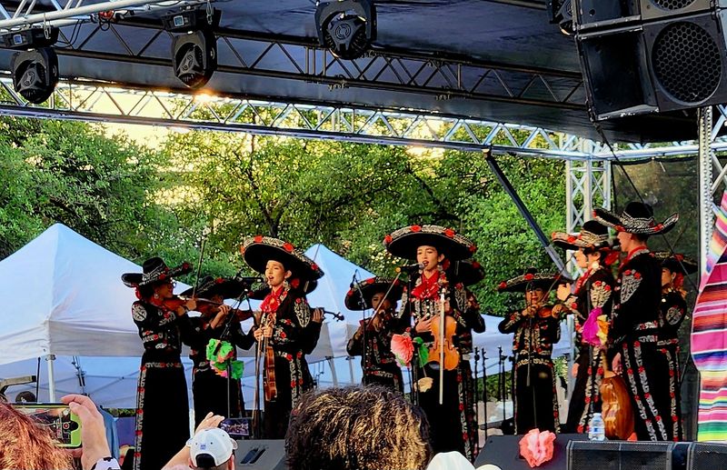 Mariachi And Live Bands Keep The Streets Humming