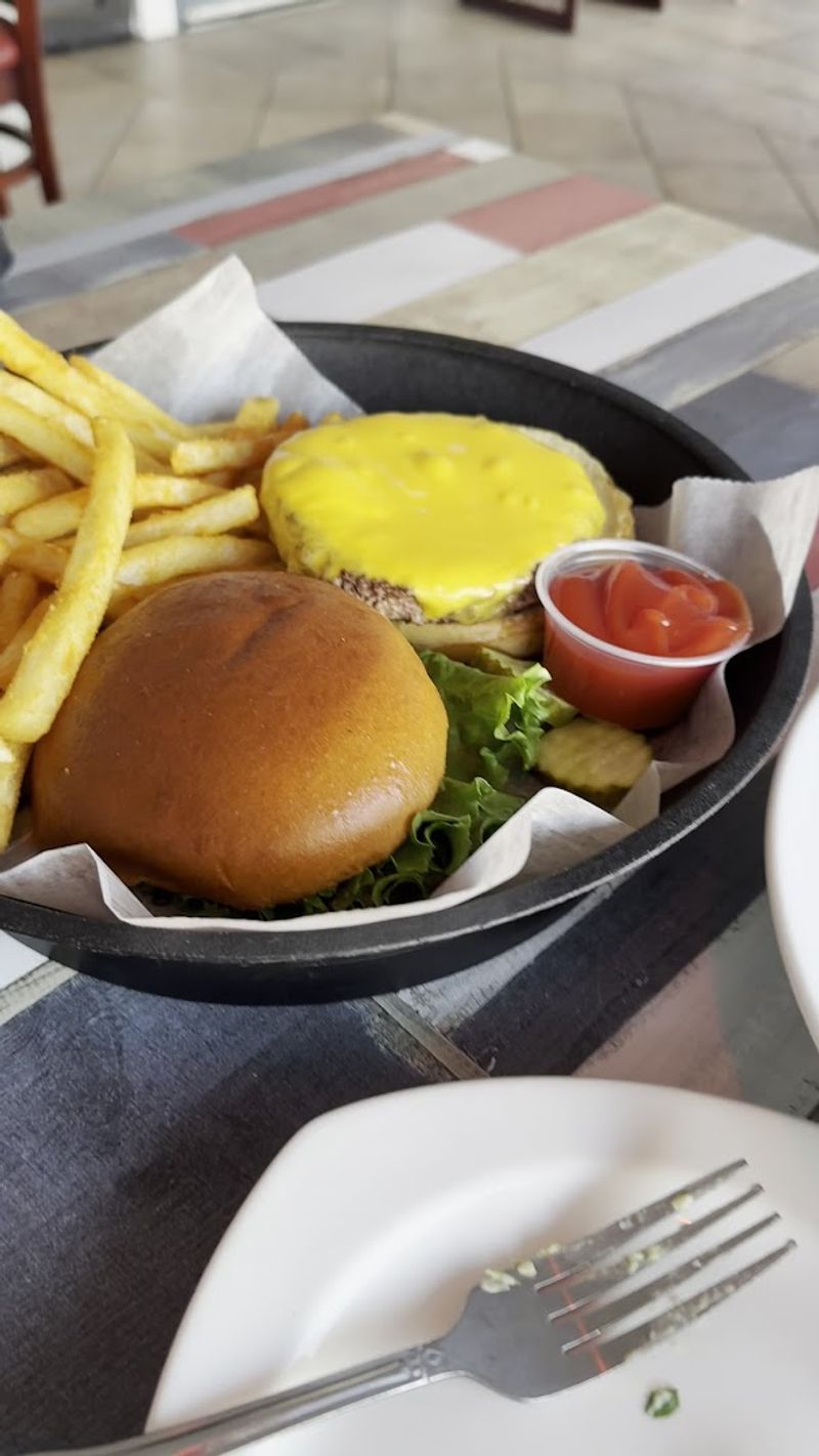 Johnny’s Burger And Waffle Fries