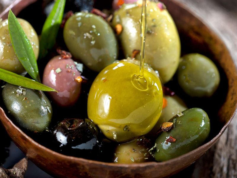 Citrus-Marinated Olives