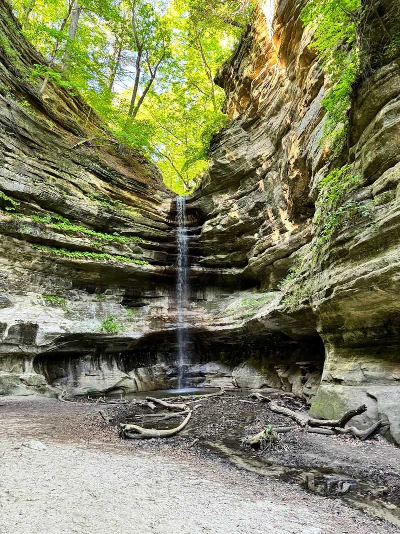 Marked Interior Trails Reach Canyon and Waterfall Areas Marked Interior Trails Reach Canyon and Waterfall Areas