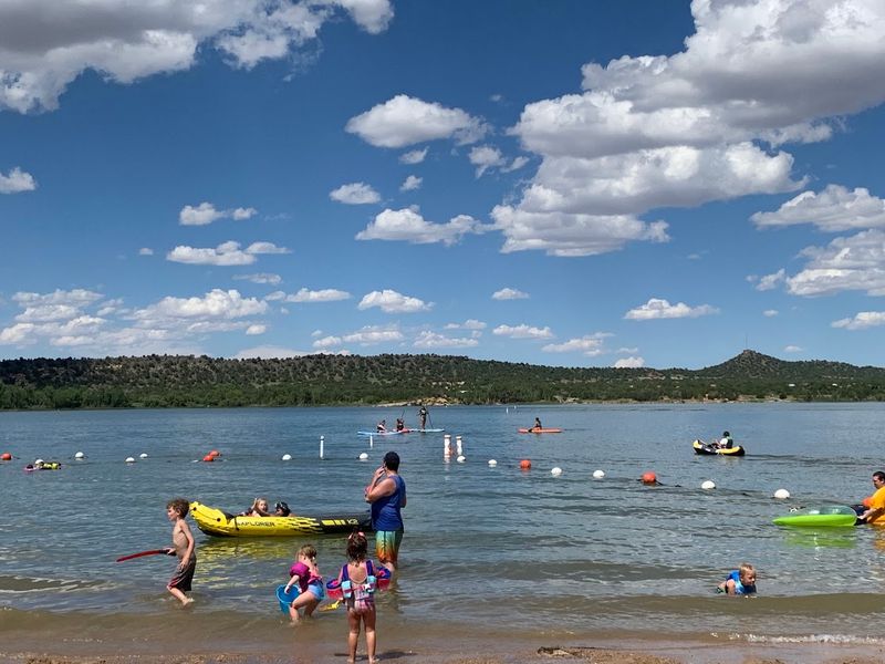 Martin Lake Swim Beach at Lathrop State Park