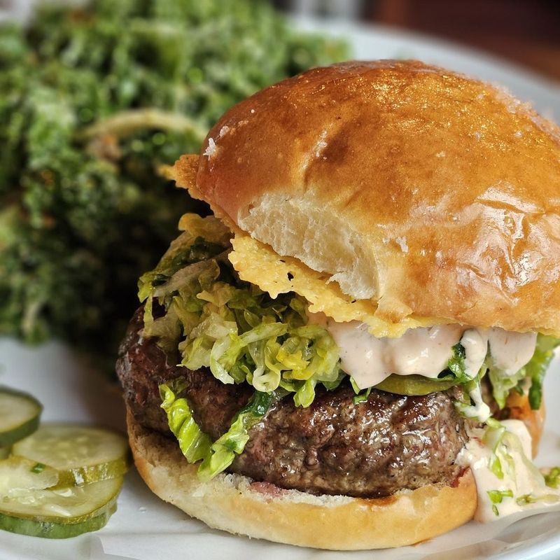 Massachusetts's Boston Bean Burger