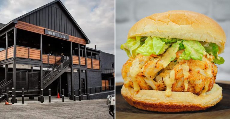 Marylanders Can’t Stop Talking About The Legendary Crab Cake Burgers At This Local Spot