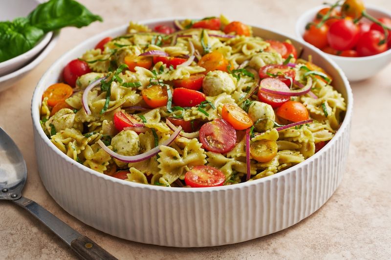 Marinated Vegetable Pasta Salad