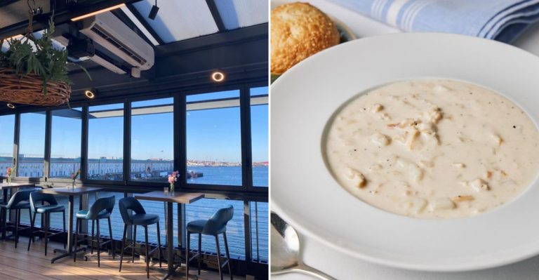 Massachusetts’ Clam Chowder at This Seaside Eatery Is Unforgettable and Will Keep You Coming Back