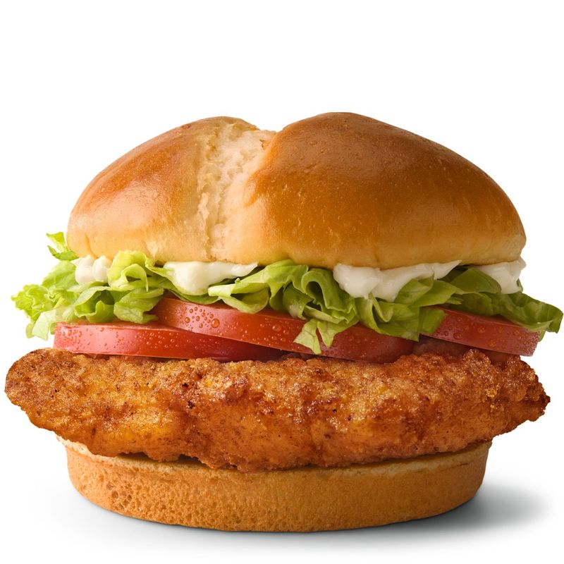 Deluxe McCrispy: Veggie-Forward But Flawed