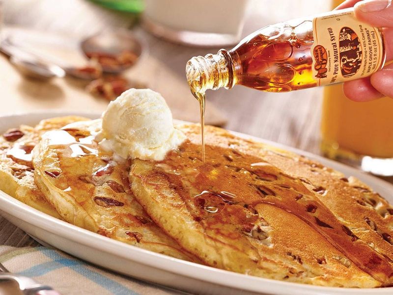 Pecan Pancakes with All The Fixins