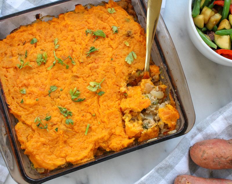 Turkey and Sweet Potato Shepherd's Pie