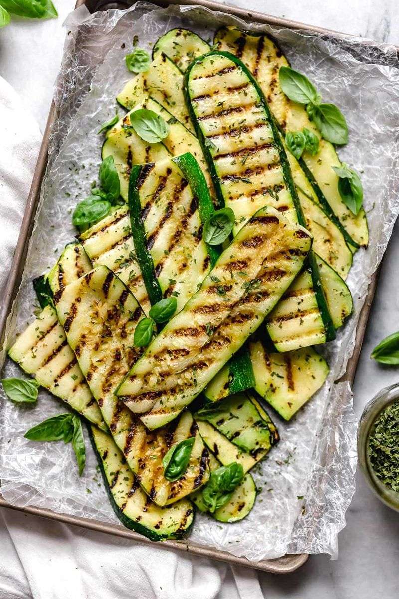 Smoky Grilled Zucchini Planks