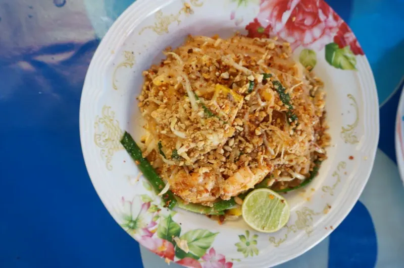 Fragrant Pad Thai from a Bangkok Street Cart