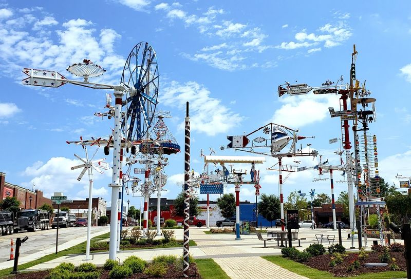 Vollis Simpson Whirligig Park’s Kinetic Playground