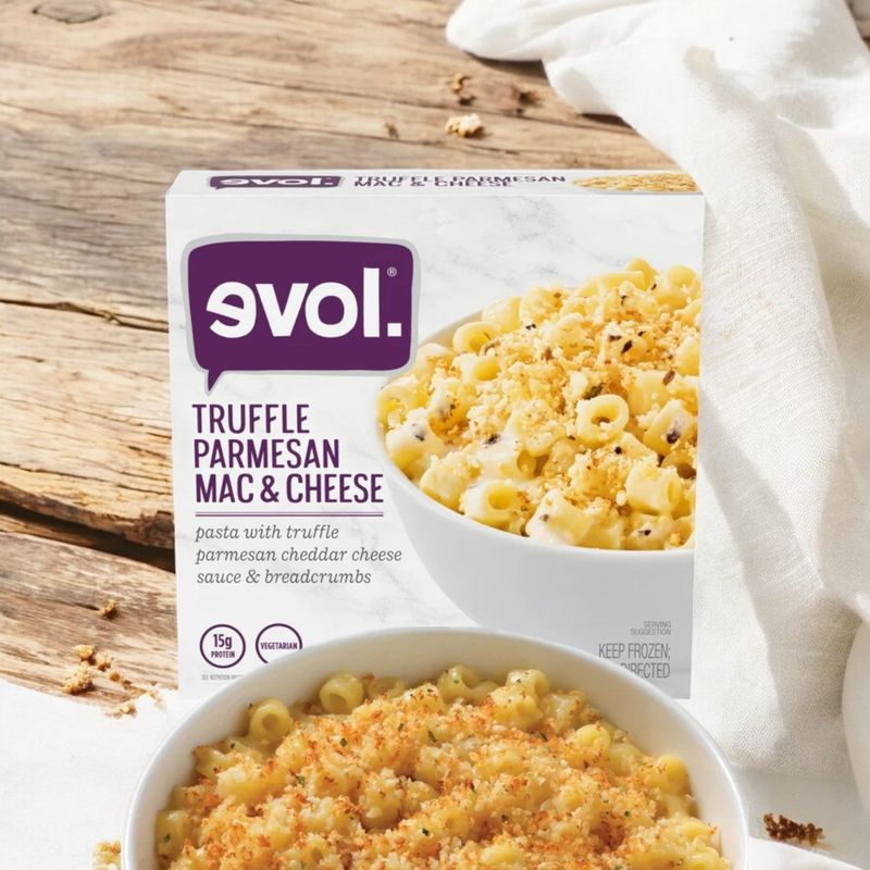 Evol Truffle Parmesan Mac & Cheese: Gourmet Freezer Find