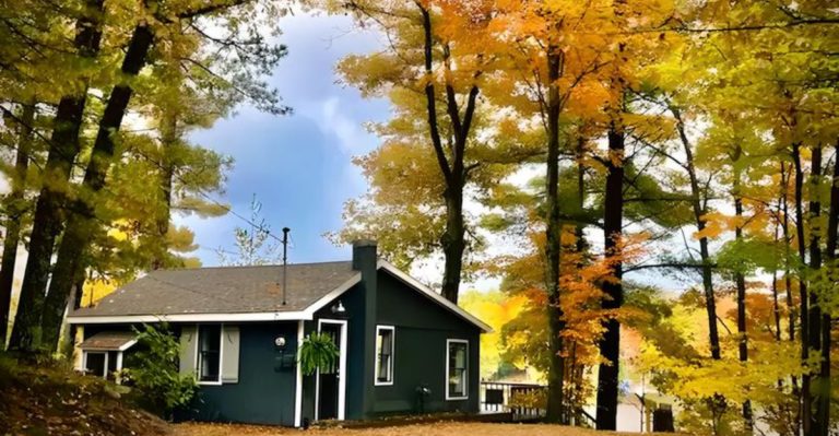 A cabin in Michigan