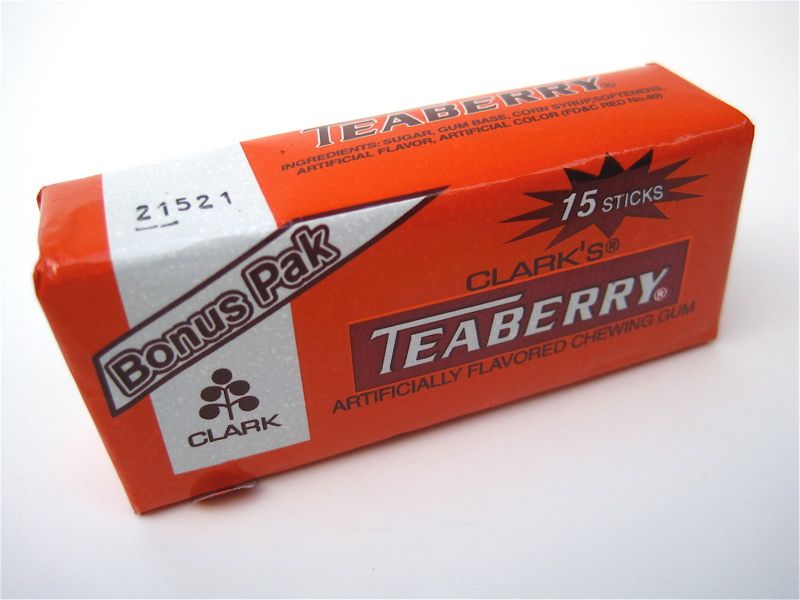 Clark's Teaberry Gum