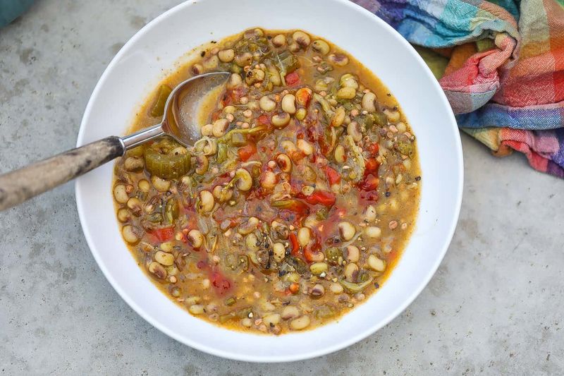 Purple Hull Peas & Pig Tails at Mama's Country Kitchen