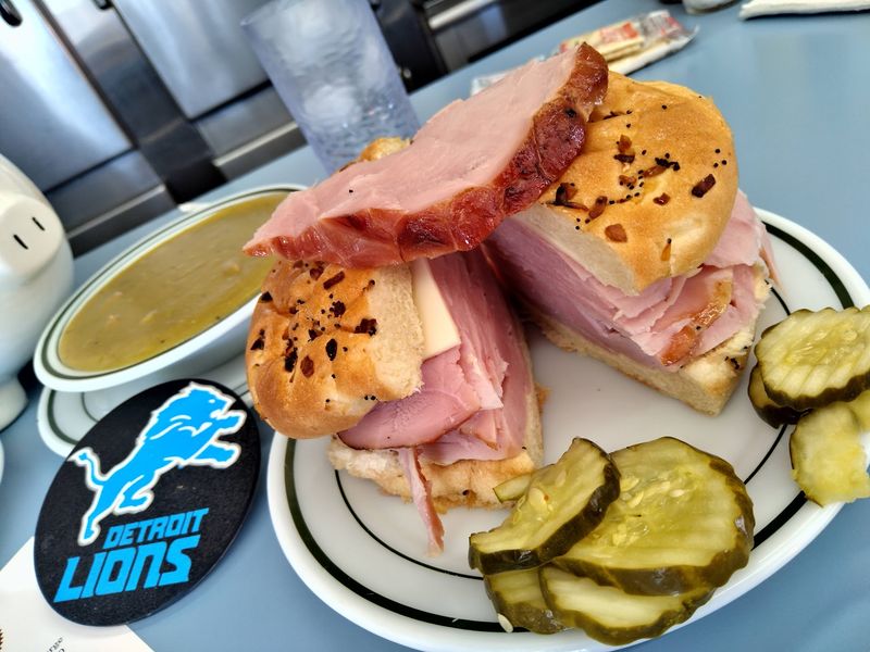 Mike’s Famous Ham Place Stacks It High