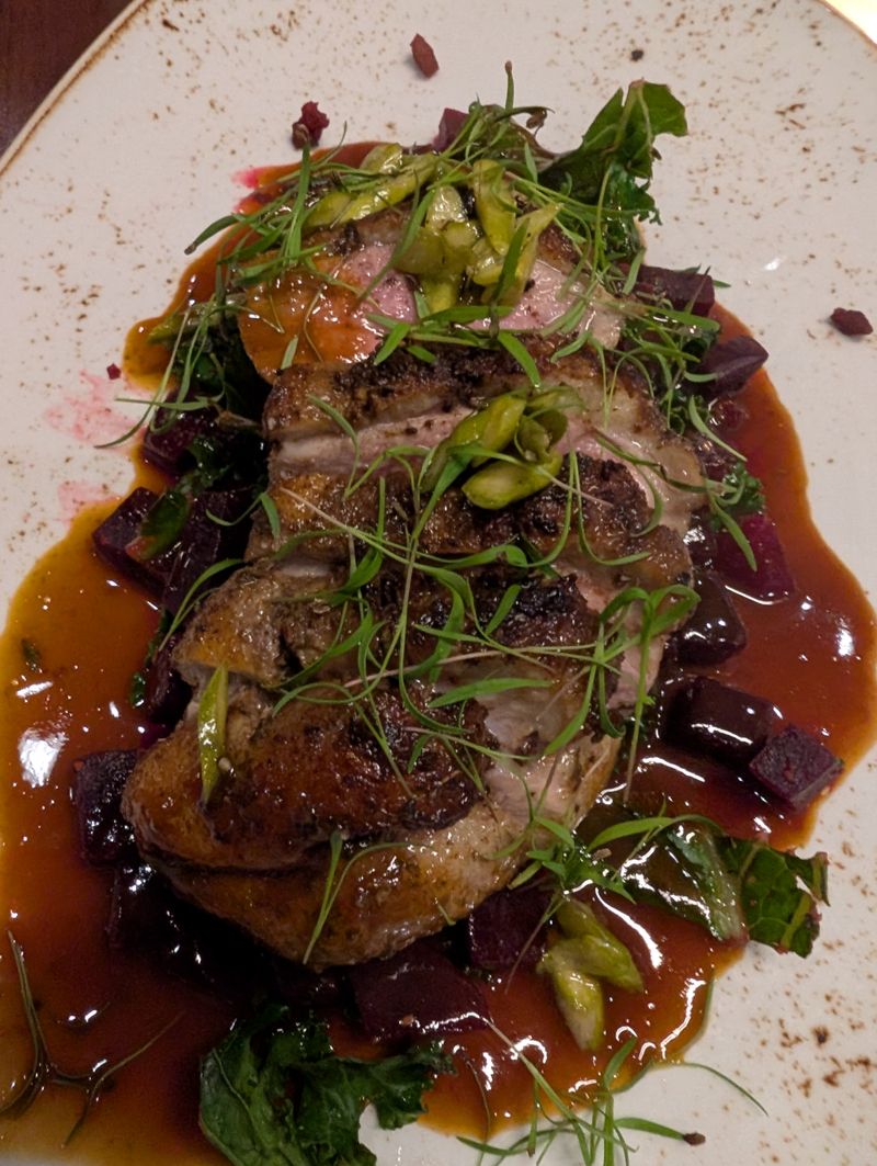 Order The Duck Or Eggplant With Intention