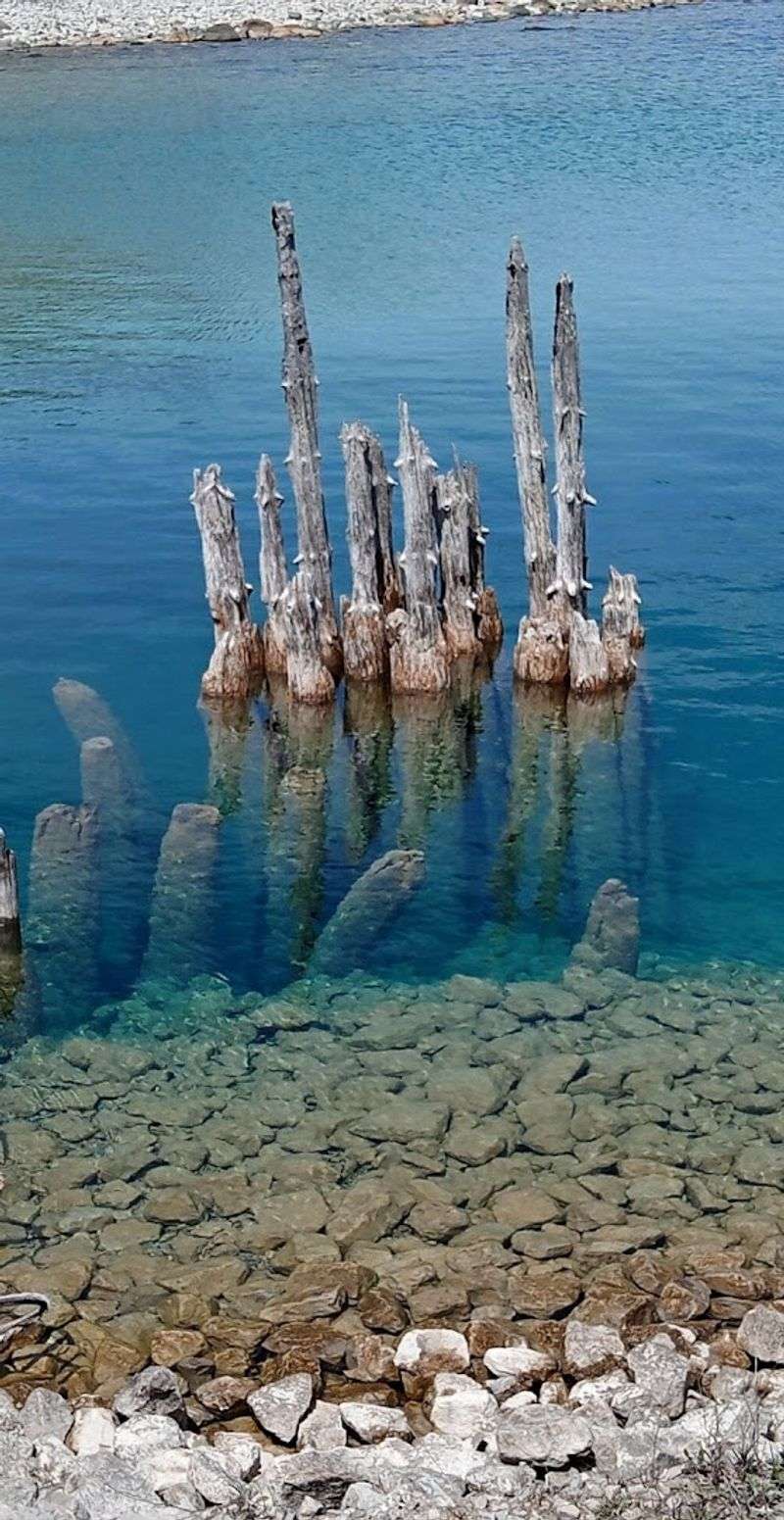 Sinkholes And Blue Water