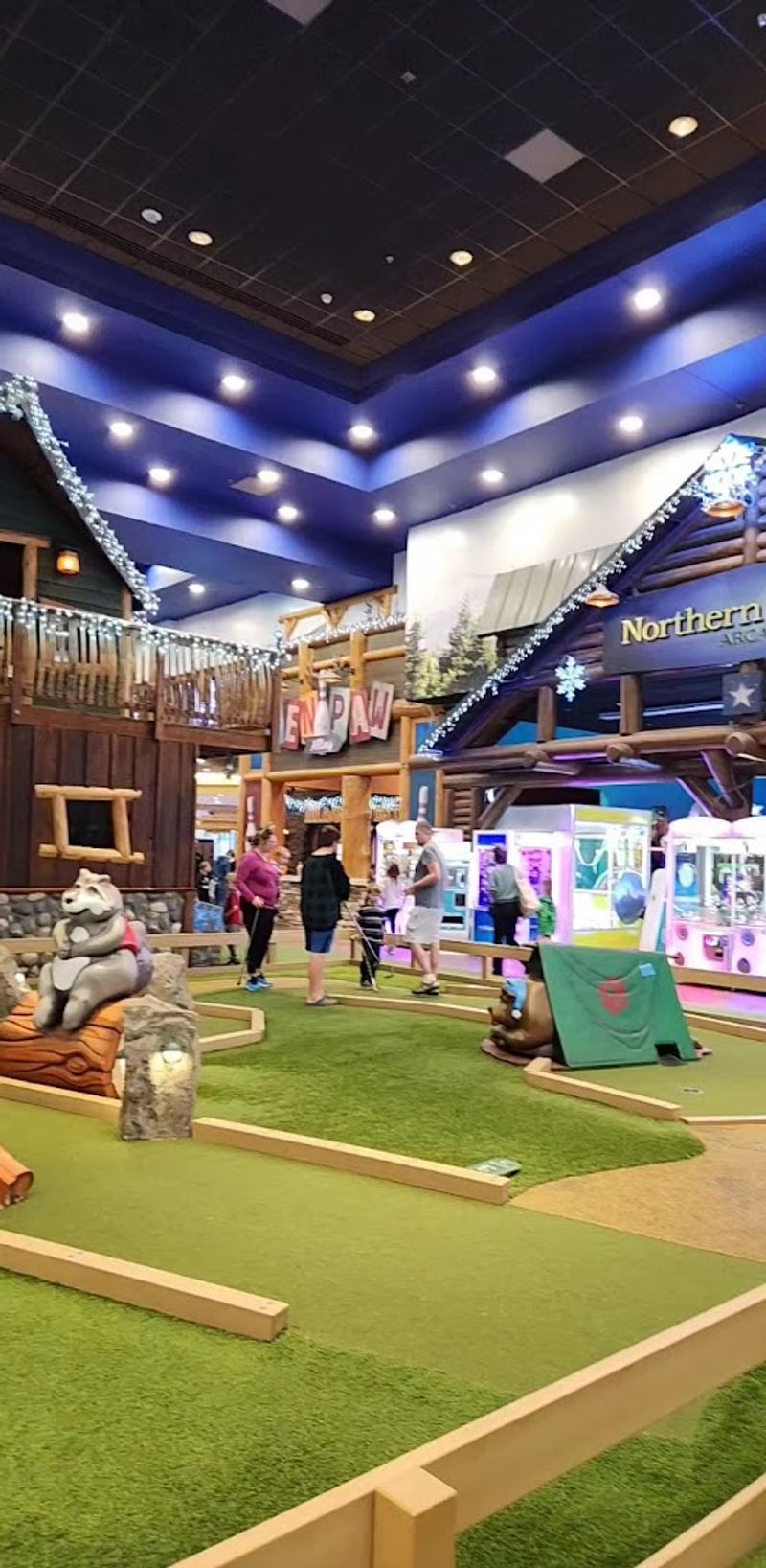 Mini-Golf Inside the Lodge Because Why Not