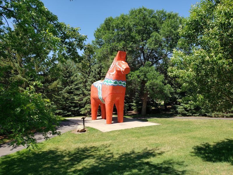 Minot's Colorful Dala Horse Minot's Colorful Dala Horse