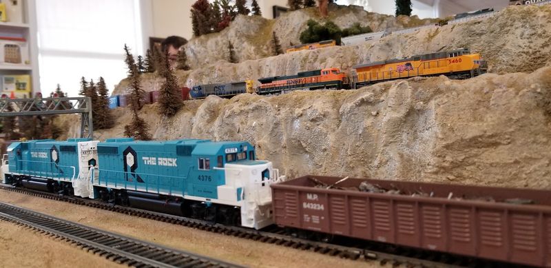 Model Trains Fill The Space