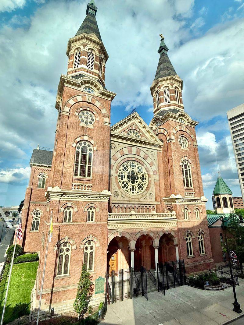 Monroe Street Leads Into The Old Church