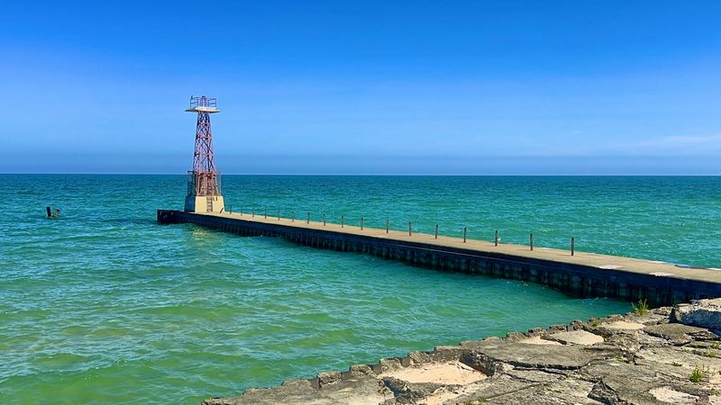 Montrose Beach And Harbor Beacon