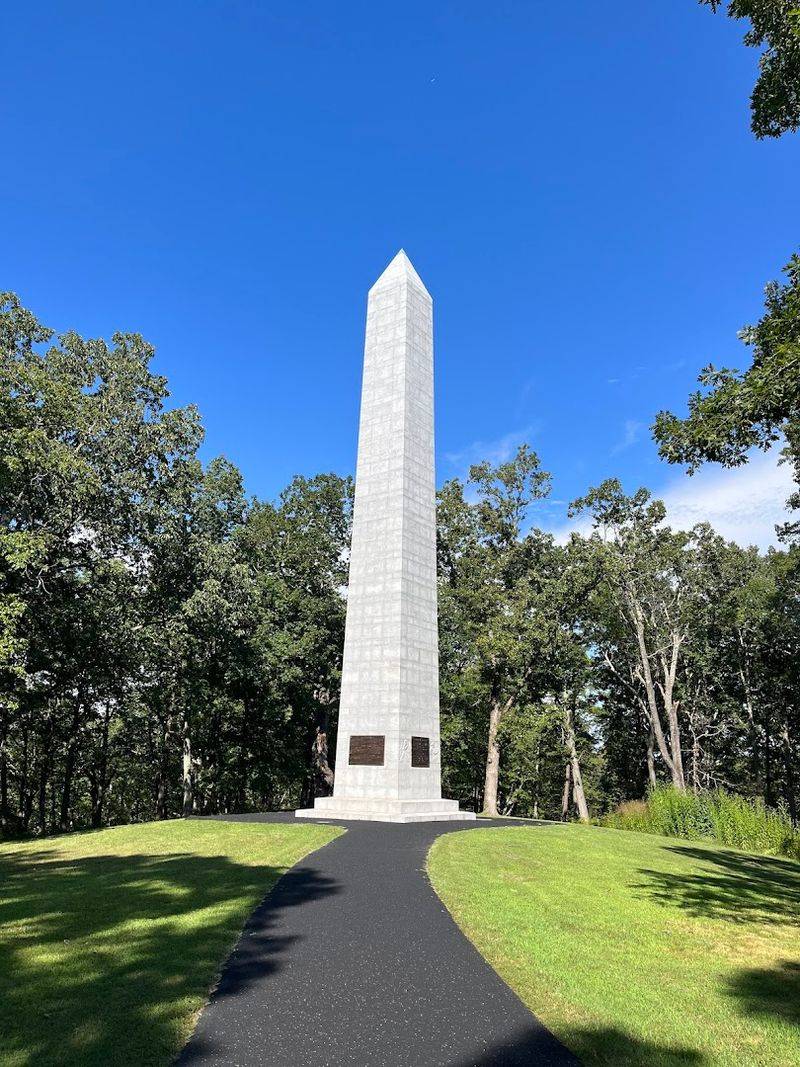 Monuments And Markers Along The Path