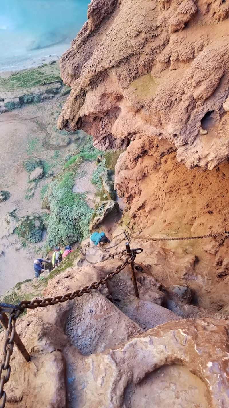 Mooney Falls And The Chain Descent