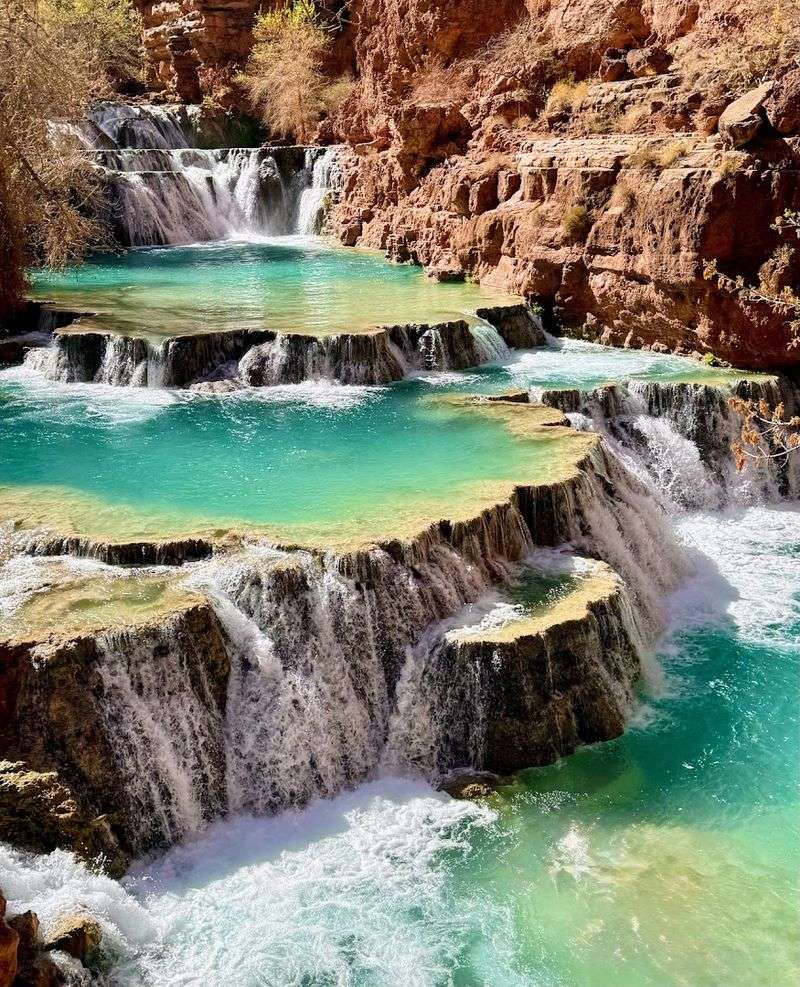 Beaver Falls, Supai, Havasupai Reservation