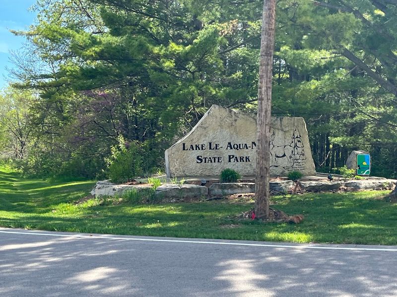 Lake Le-Aqua-Na State Recreation Area Beach, near Lena