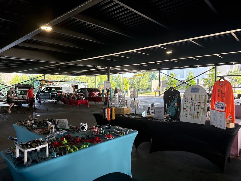 Morning Light Spills Through The Open Garage