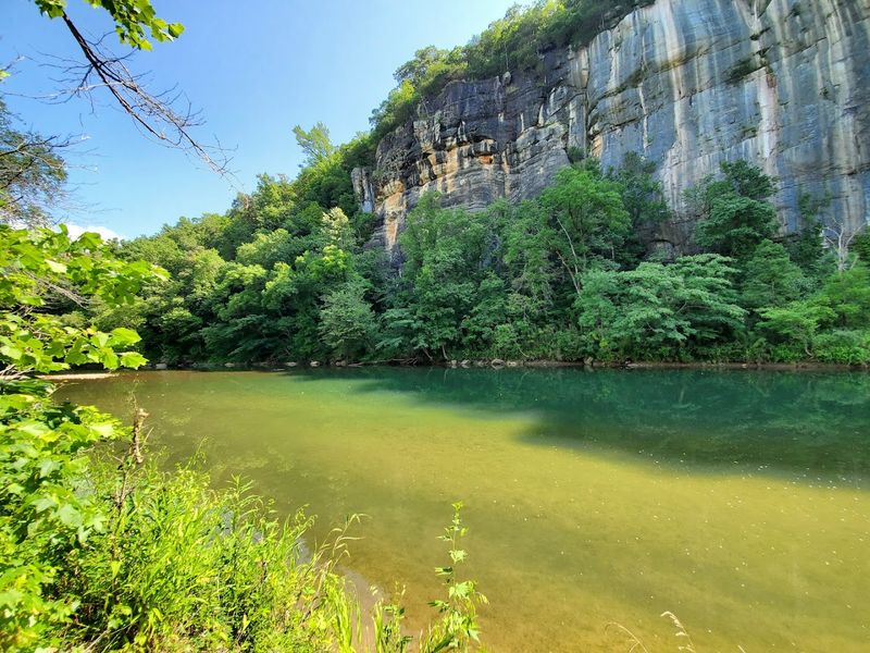 A Riverbend That Mirrors The Bluff