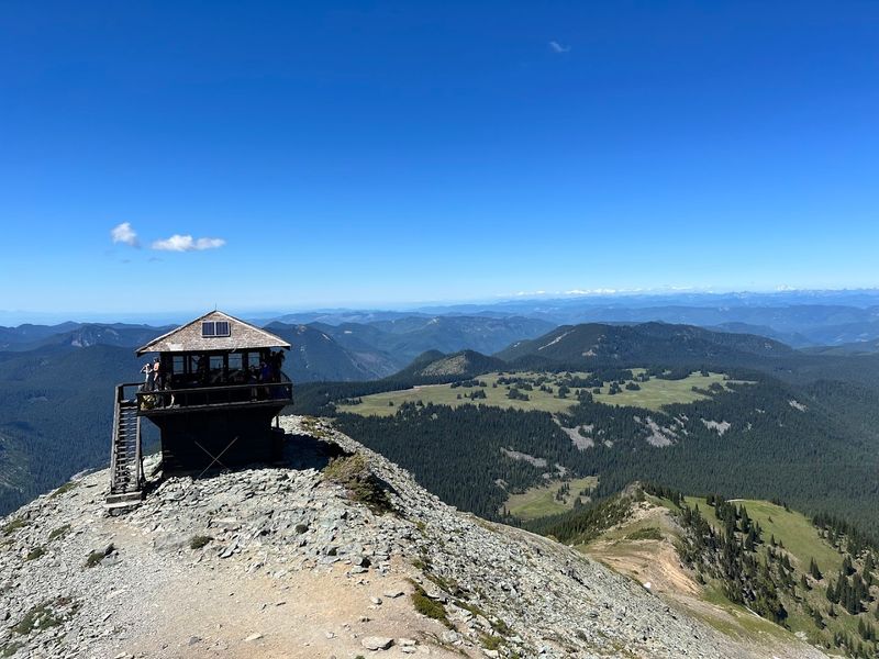 Mount Fremont Fire Lookout, Mount Rainier National Park Mount Fremont Fire Lookout, Mount Rainier National Park