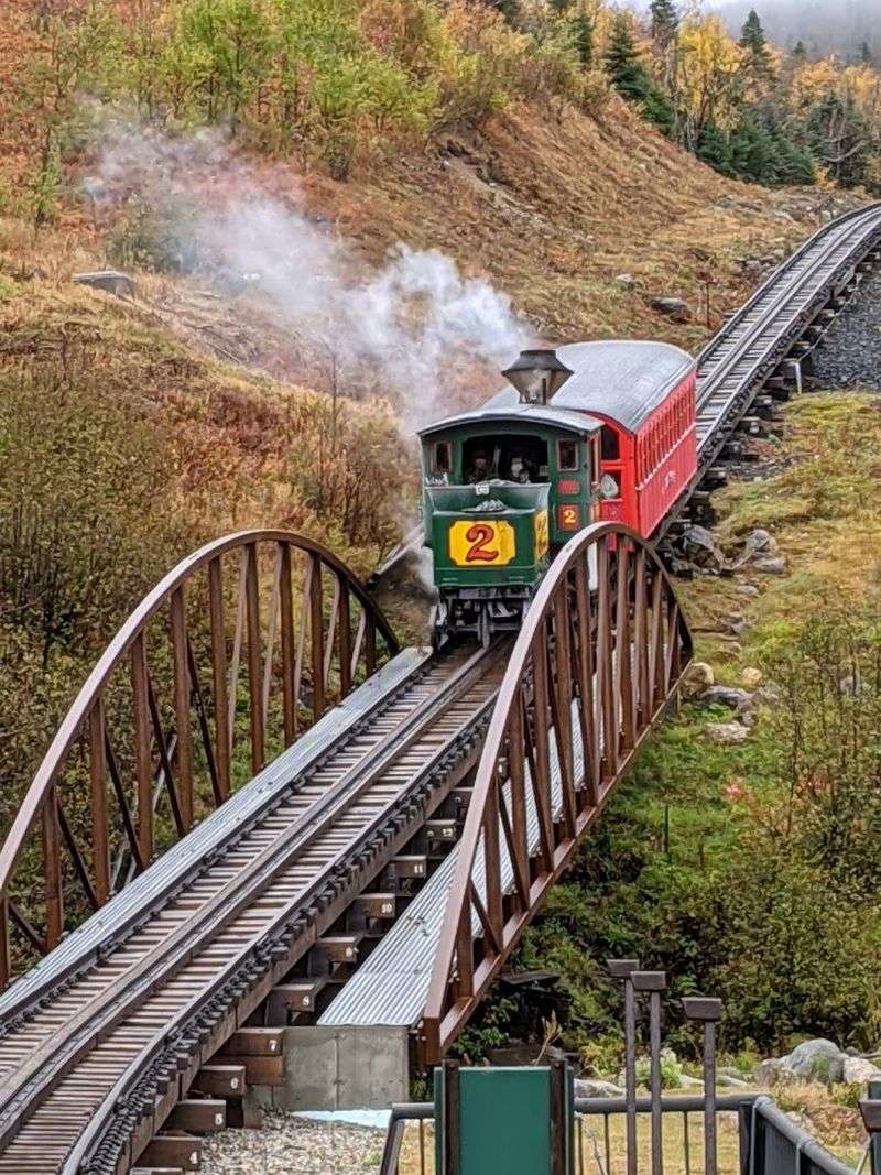 Mount Washington Cog Railway Waumbek Winter Train
