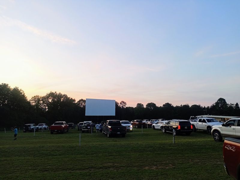 Movies Playing Under A Starry Canopy