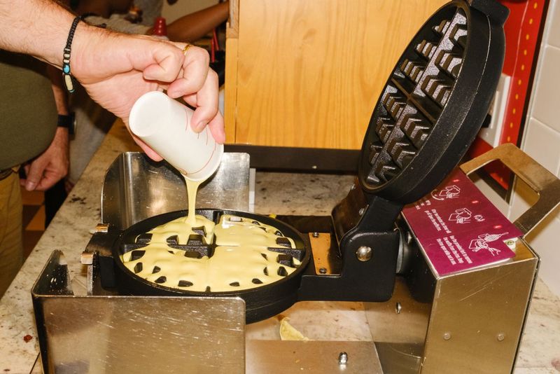 Waffles from the Communal Iron