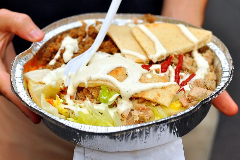 Chicken and Rice from Halal Carts: Midnight Miracle Meal